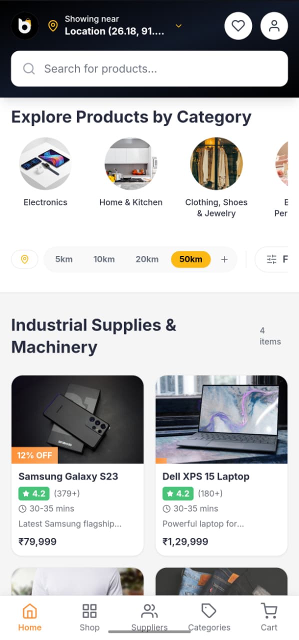 Ecommerce Mobile App