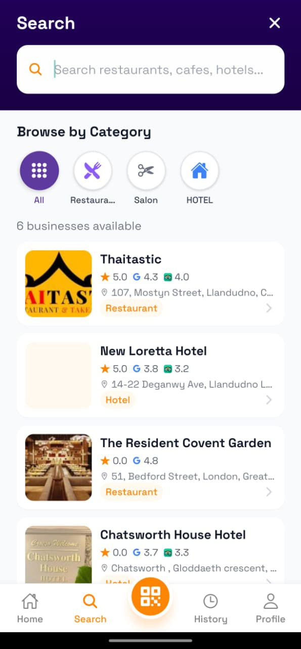 HashView Buisness Review And Rewards App 