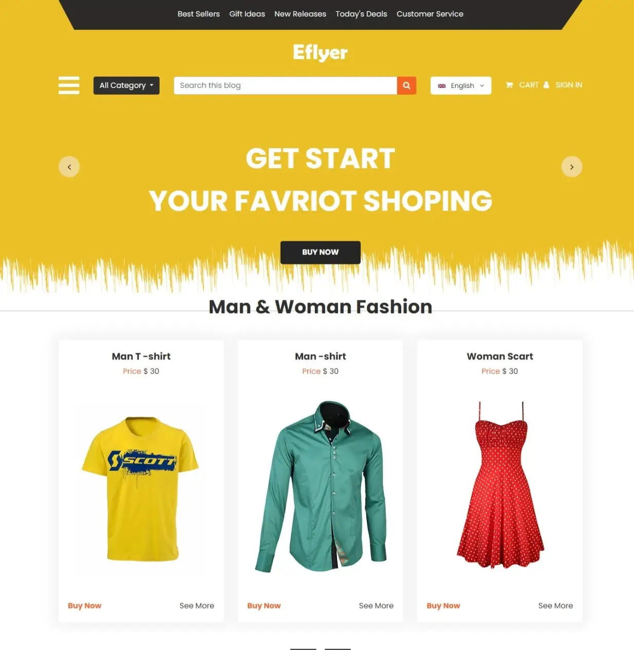 E-commerce WordPress Store