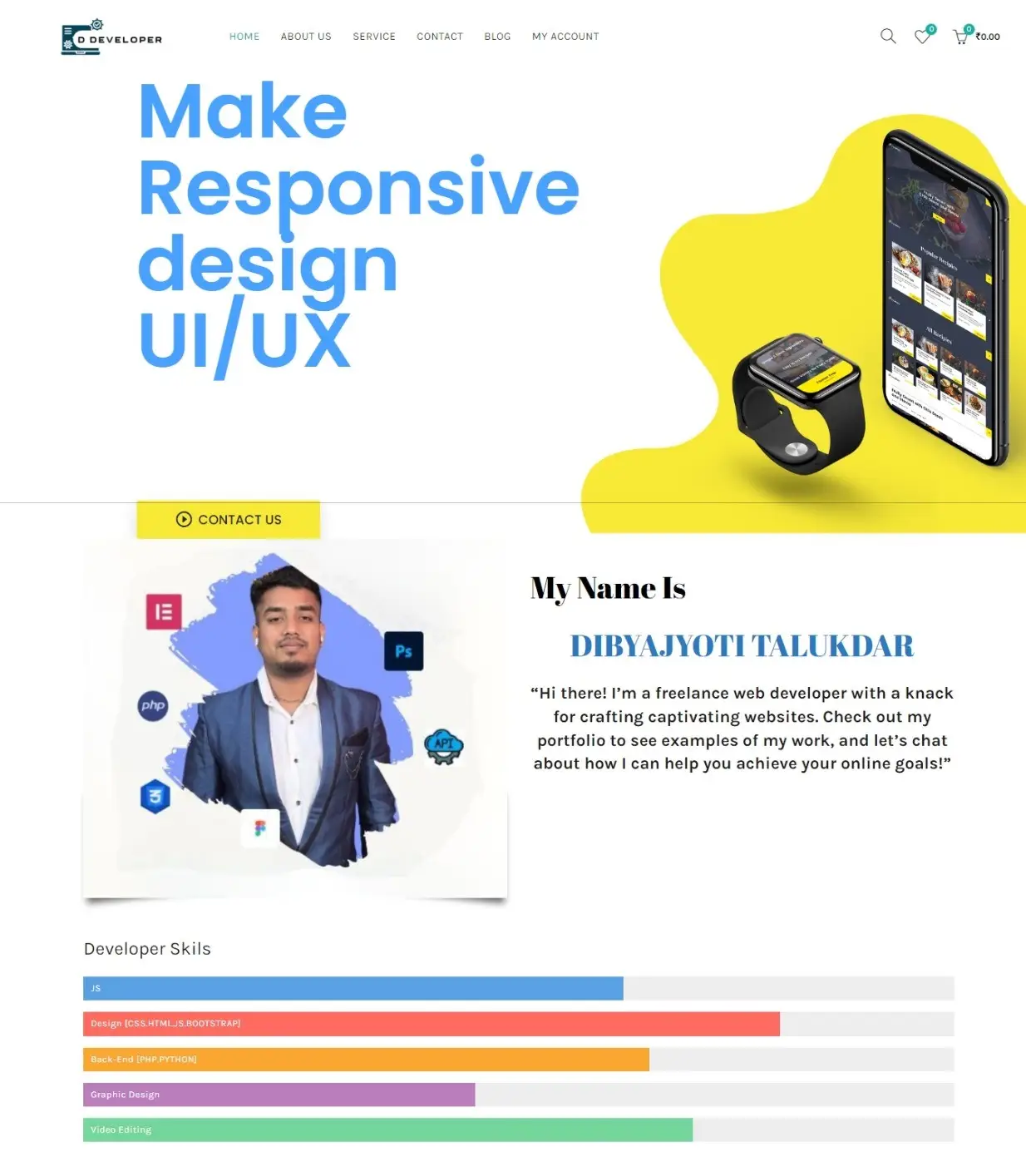 Creative Portfolio WordPress